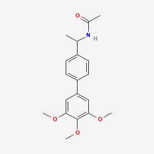 molecular formula C19H23NO4 B5937490 N-[1-(3',4',5'-trimethoxybiphenyl-4-yl)ethyl]acetamide 