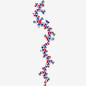 molecular formula C138H216N42O45 B593752 Amylin (8-37) (human) 