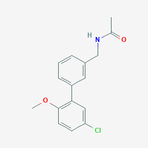 molecular formula C16H16ClNO2 B5937575 N-[(5'-chloro-2'-methoxybiphenyl-3-yl)methyl]acetamide 