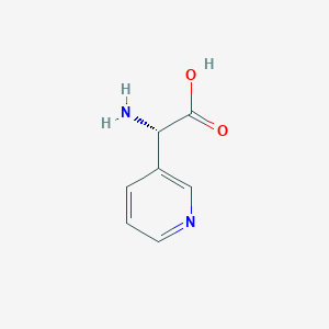 molecular formula C7H8N2O2 B059376 (S)-Amino-pyridin-3-YL-acetic acid CAS No. 1240587-42-1