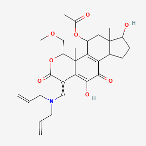 molecular formula C29H37NO8 B593762 PX-866-17OH CAS No. 1012327-63-7