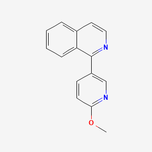 molecular formula C15H12N2O B5937712 1-(6-methoxypyridin-3-yl)isoquinoline 