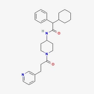 molecular formula C27H35N3O2 B593798 C3A receptor agonist CAS No. 944997-60-8