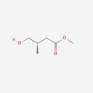 molecular formula C6H12O3 B593842 (S)-Methyl 4-hydroxy-3-methylbutyrate CAS No. 138306-24-8