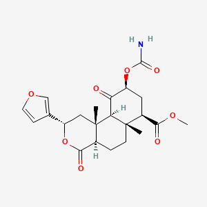 molecular formula C22H27NO8 B593855 Salvinorin A Carbamate 