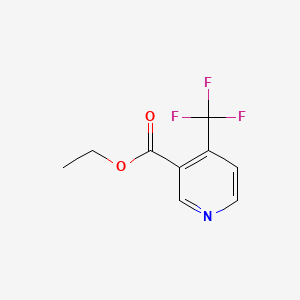 molecular formula C9H8F3NO2 B593856 Ethyl 4-(trifluoromethyl)nicotinate CAS No. 1214332-65-6
