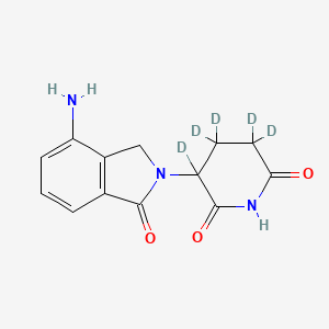 molecular formula C13H13N3O3 B593863 Lenalidomide-d5 