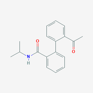 molecular formula C18H19NO2 B5938672 2'-acetyl-N-isopropylbiphenyl-2-carboxamide 