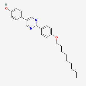 5-(4-Hydroxyphenyl)-2-[4-(nonyloxy)phenyl]pyrimidine