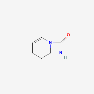 molecular formula C6H8N2O B593889 1,7-Diazabicyclo[4.2.0]oct-2-EN-8-one CAS No. 139424-14-9