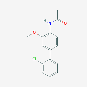 molecular formula C15H14ClNO2 B5938938 N-(2'-chloro-3-methoxybiphenyl-4-yl)acetamide 