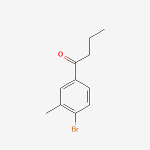 1-(4-Bromo-3-methylphenyl)butan-1-one