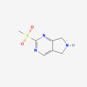 2-(Methylsulfonyl)-6,7-dihydro-5H-pyrrolo[3,4-d]pyrimidine
