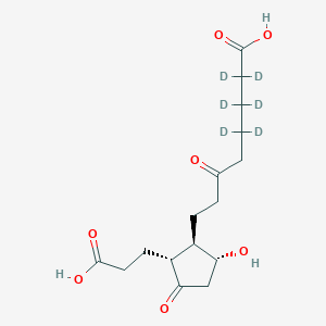 molecular formula C16H24O7 B593910 Tetranor-PGEM-d6 