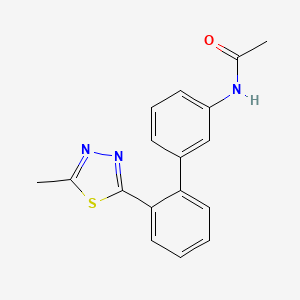molecular formula C17H15N3OS B5939124 N-[2'-(5-methyl-1,3,4-thiadiazol-2-yl)biphenyl-3-yl]acetamide 