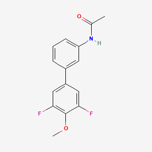molecular formula C15H13F2NO2 B5939306 N-(3',5'-difluoro-4'-methoxybiphenyl-3-yl)acetamide 