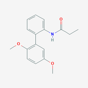 molecular formula C17H19NO3 B5939358 N-(2',5'-dimethoxybiphenyl-2-yl)propanamide 