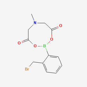2-[2-(Bromomethyl)phenyl]-6-methyl-1,3,6,2-dioxazaborocane-4,8-dione