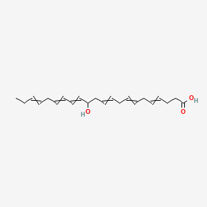 13-Hydroxydocosa-4,7,10,14,16,19-hexaenoic acid