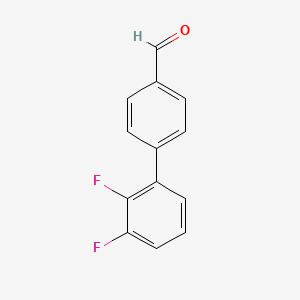 molecular formula C13H8F2O B593945 4-(2,3-Difluorophenyl)benzaldehyde CAS No. 126163-38-0
