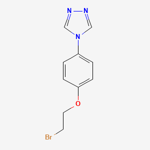 4-(4-(2-bromoethoxy)phenyl)-4H-1,2,4-triazole