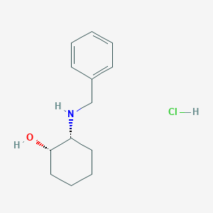 (1S,2R)-2-(benzylamino)cyclohexan-1-ol;hydrochloride