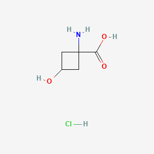 1-Amino-3-hydroxycyclobutanecarboxylic acid hydrochloride