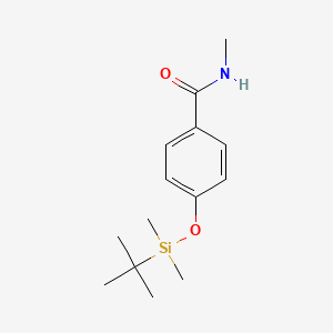 molecular formula C14H23NO2Si B593958 4-((tert-Butyldimethylsilyl)oxy)-N-methylbenzamide CAS No. 1337980-46-7