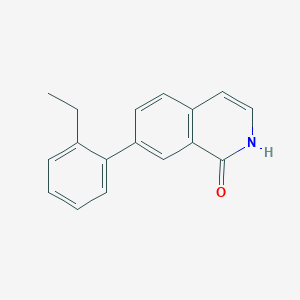 molecular formula C17H15NO B5939719 7-(2-ethylphenyl)isoquinolin-1(2H)-one 