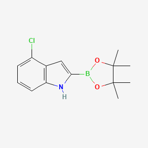4-Chloro-2-(4,4,5,5-tetramethyl-1,3,2-dioxaborolan-2-YL)-1H-indole