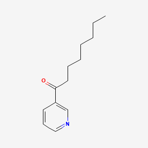 molecular formula C13H19NO B593990 1-(Pyridin-3-yl)octan-1-one CAS No. 1250146-85-0