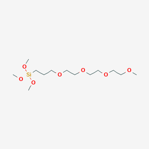 molecular formula C13H30O7Si B593991 8,8-Diethoxy-5,5-dimethoxy-2,4,9-trioxa-5-silaundecane CAS No. 132388-45-5