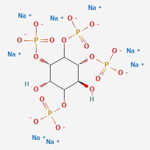 molecular formula C6H8Na8O18P4 B593992 D-myo-Inositol-1,3,4,5-tetraphosphate (sodium salt) 
