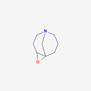 molecular formula C8H13NO B593996 2-Oxa-6-azatricyclo[4.3.1.0~1,3~]decane CAS No. 130986-25-3
