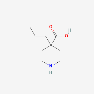 molecular formula C9H17NO2 B594012 4-Propylpiperidine-4-carboxylic acid CAS No. 1227465-56-6