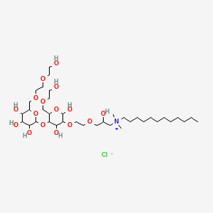 Cellulose, 3-(dodecyldimethylammonio)-2-hydroxypropyl 2-hydroxyethyl ether, chloride