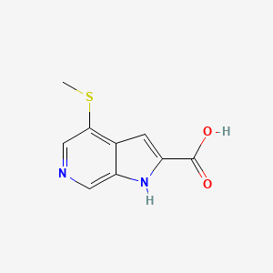 4-(methylthio)-1H-pyrrolo[2,3-c]pyridine-2-carboxylic acid