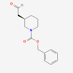 Benzyl (3R)-3-(2-oxoethyl)piperidine-1-carboxylate