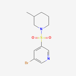 3-Bromo-5-(3-methylpiperidin-1-ylsulfonyl)pyridine