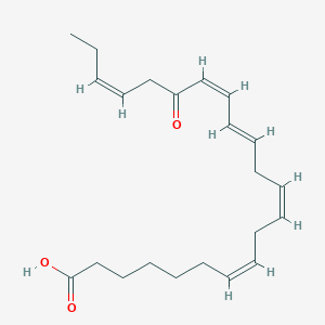 molecular formula C22H32O3 B594033 17-keto-(7Z,10Z,13Z,15E,19Z)-docosapentaenoic acid CAS No. 1233715-33-7
