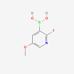 molecular formula C6H7BFNO3 B594035 2-Fluoro-5-methoxypyridine-3-boronic acid CAS No. 1253577-76-2