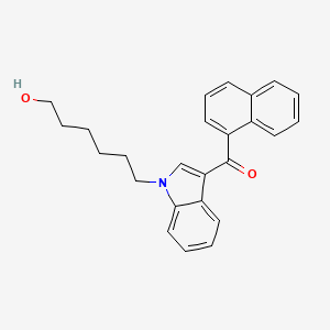 molecular formula C25H25NO2 B594045 JWH 019 N-(6-hydroxyhexyl) metabolite CAS No. 1435934-29-4