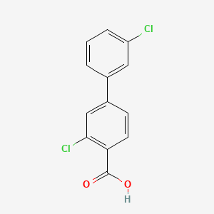 2-Chloro-4-(3-chlorophenyl)benzoic acid