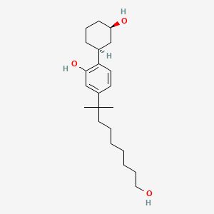molecular formula C22H36O3 B594053 CP 47,497-C8-同系物 C-8-羟基代谢物 CAS No. 1554485-48-1