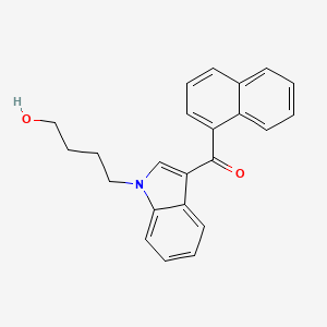 molecular formula C23H21NO2 B594066 JWH 073 N-(4-hydroxybutyl) metabolite CAS No. 335161-14-3