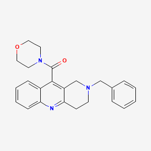 molecular formula C24H25N3O2 B594067 (2-Benzyl-1,2,3,4-tetrahydrobenzo[b][1,6]naphthyridin-10-yl)(morpholino)methanone CAS No. 1228168-22-6