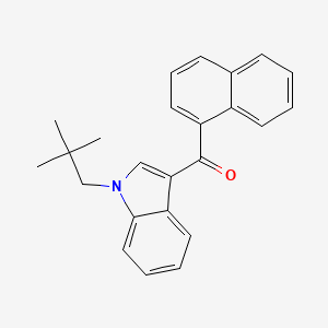 molecular formula C24H23NO B594076 JWH 018 N-(2,2-dimethylpropyl) isomer CAS No. 1427325-47-0