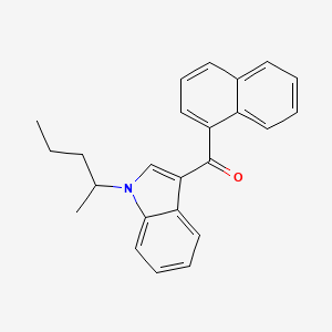 molecular formula C24H23NO B594077 JWH 018 N-(1-methylbutyl) isomer CAS No. 1427325-45-8