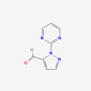 1-(pyrimidin-2-yl)-1H-pyrazole-5-carbaldehyde