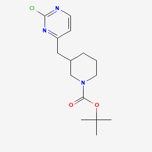 Tert-butyl 3-((2-chloropyrimidin-4-yl)methyl)piperidine-1-carboxylate